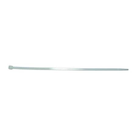 Midwest Fastener Cable Tie, 11 in L, Natural, Nylon, 50 lb Strength, 100 PK 08032